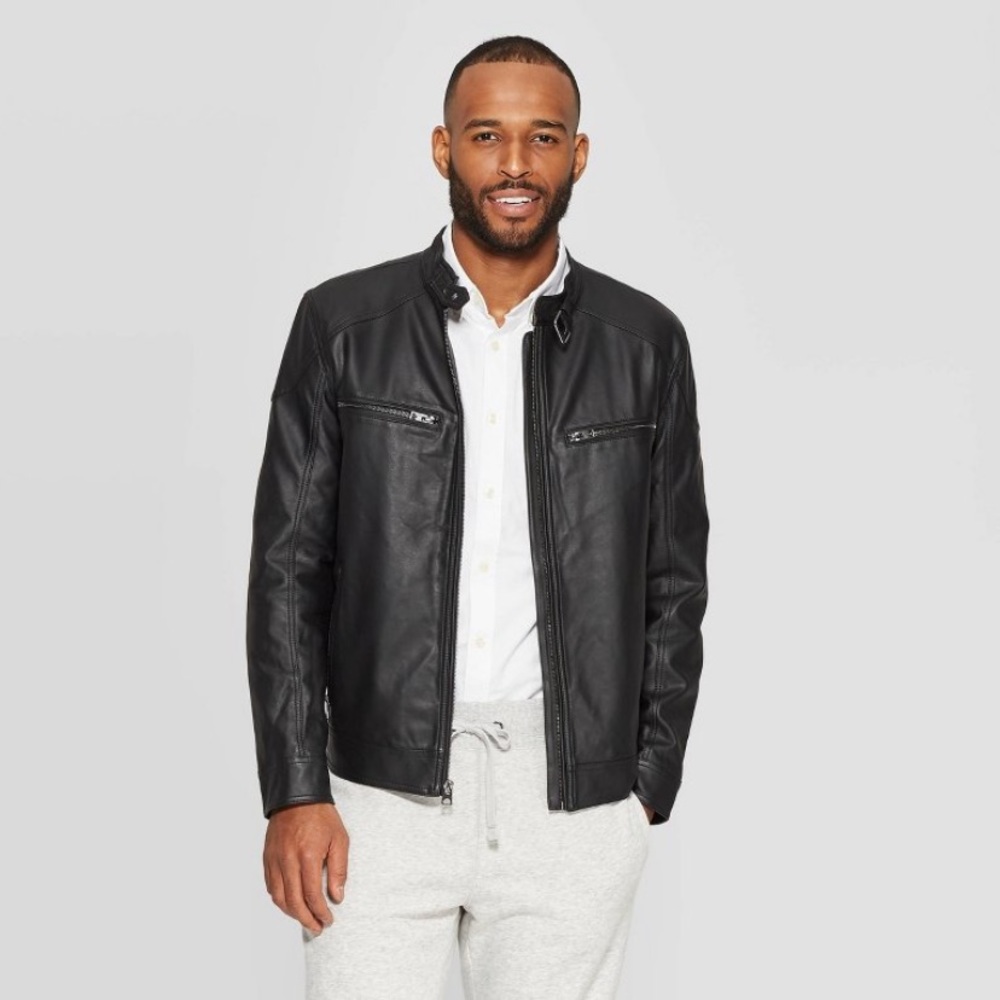 Goodfellow & Co. Men’s Faux Leather Jacket